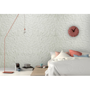 INNOVERA DECOR BY PALRAM Ledge Stone 24" Vinyl Wall Paneling in White
