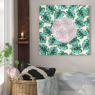 MISTANA™ " Monstera Pastel Pink Pattern " by 83 Oranges