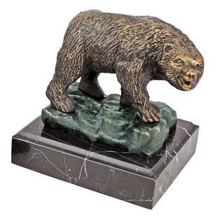 DESIGN TOSCANO The Bear of Wall Street Cast Iron Figurine