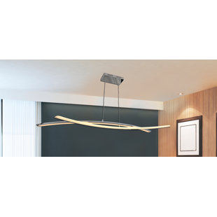 HOME LOFT CONCEPT Curve - Light Silver LED Kitchen Island Pendant