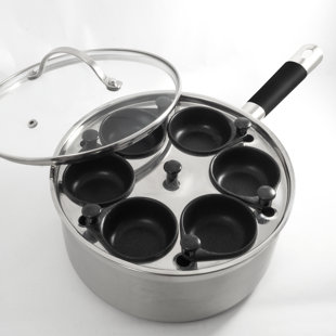 Cook Pro Non Stick Stainless Steel Egg Poacher