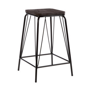 BOROUGH WHARF Laughlin 62cm Bar Stool (Set of 2)