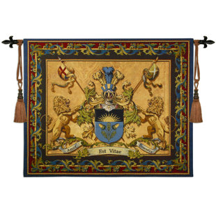 FINE ART TAPESTRIES Love Strength Courage by Bob Bergin Tapestry
