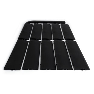 BIGFLOORS Big Floors Male Transition Edge Kit, Durable Interlocking Modular Garage Floor Edging (Set of 11)