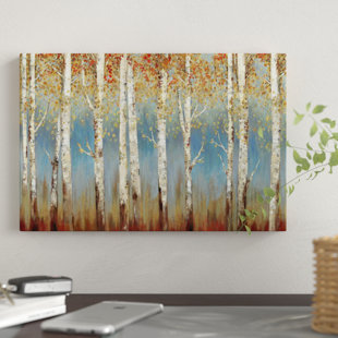 EAST URBAN HOME Falling Embers I On Canvas by Allison Pearce Print