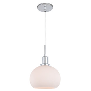 BREAKWATER BAY Glassman 1 - Light LED Single Pendant