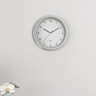 TRADEMARK HOME COLLECTION Clock Safe - 10-Inch Battery-Operated Analog Clock with Hidden Wall Safe by Trademark Home