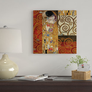 VAULT W ARTWORK " Klimt Details (The Kiss) " by Gustav Klimt