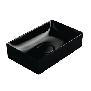 WS Bath Collections Vision 10.6'' Ceramic Rectangular Bathroom Sink