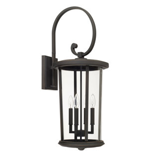 ALCOTT HILL® Brutus 4 - Bulb 31.5" H Hardwired Outdoor Wall Lantern