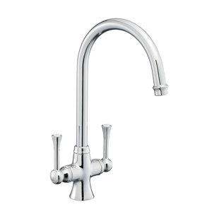 RANGEMASTER SINK & TAPS Estuary Twin Lever Monobloc Tap