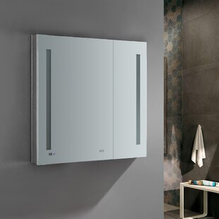 FRESCA Tiempo W H Frameless Medicine Cabinet Mirror 3 Adjustable