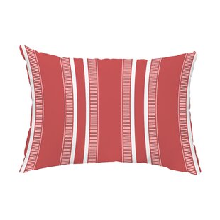 E BY DESIGN Dashing Striped Indoor/Outdoor Reversible Throw Pillow