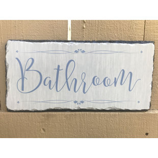 SASSY SQUIRREL INK Bathroom Plaque