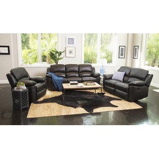 HOKKU DESIGNS Angelize 2 - Piece Leather Reclining Living Room Set