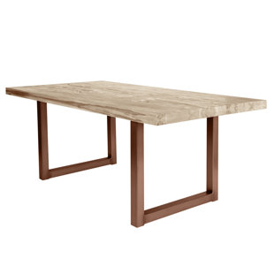 WILLISTON FORGE Sanuary Solid Wood Dining Table