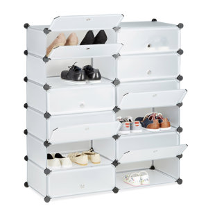SYMPLE STUFF 24 Pair Shoe Storage Cabinet