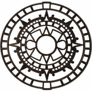 CEILING ART STORE Aztec 60'' H x 60'' W x 0.75'' D Wood Ceiling Medallion