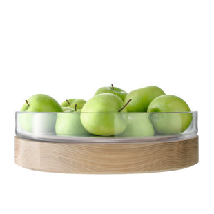 LSA International Lotta Glass Fruit Bowl