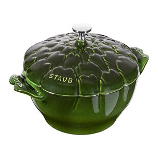 STAUB Cast Iron 3.17-qt Artichoke Cocotte