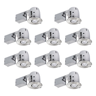 GLOBE ELECTRIC COMPANY 4" Recessed Lighting Kit (Set of 10)