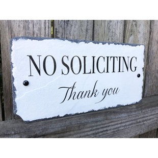 SASSY SQUIRREL INK No Soliciting Sign