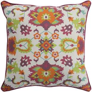 LANGLEY STREET® Velasco Floral Cotton Throw Pillow