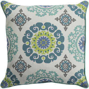 LANGLEY STREET® Velasco Cotton Floral Throw Pillow