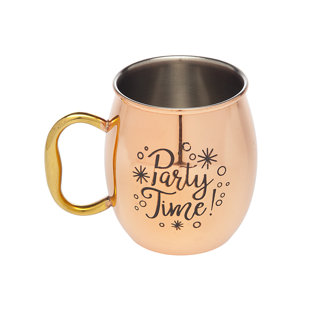 GODINGER SILVER ART CO Party Time Moscow Mule Mug 20 oz