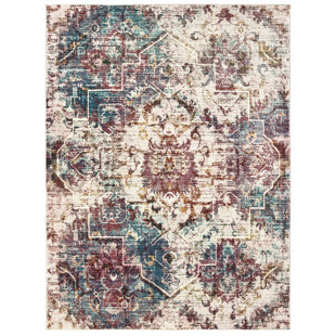 PANAMA JACK HOME COLLECTION United Weavers Bohemian Caymen Beige/Blue/Red Area Rug