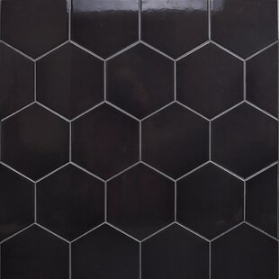 IVY HILL TILE Bethlehem Hexagon 6" x 7" Ceramic Stone Look Tile