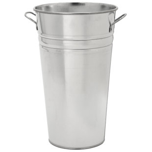 GRACIE OAKS Chagnon Metal Floor Vase