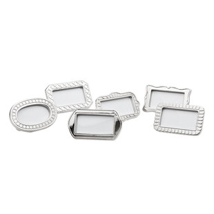 GODINGER SILVER ART CO Picture Frame Place Card Holders (Set of 6)