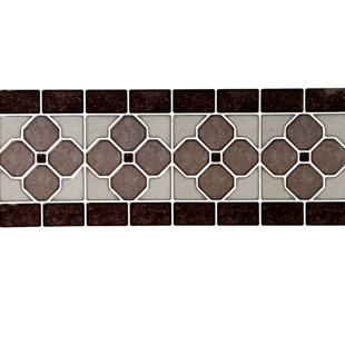 TRUU DESIGN 4.72'' W x 12.4'' L Peel and Stick Mosaic Tile