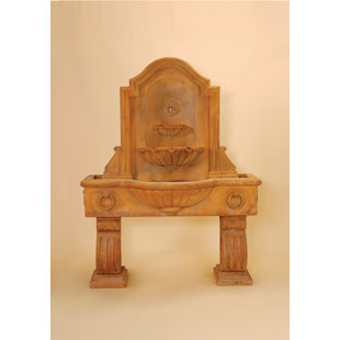 GIANNINI GARDEN ORNAMENTS Anduze Concrete Wall Fountain
