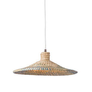 SONDER LIVING Nellcote 1 - Light Single Cone Pendant with Wood Accents