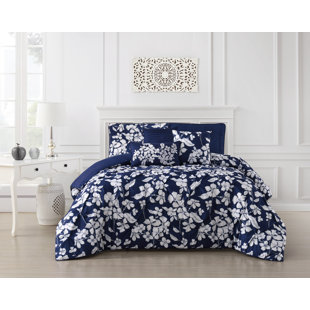 GENEVA HOME FASHION Farmhouse / Country Floral Comforter Set