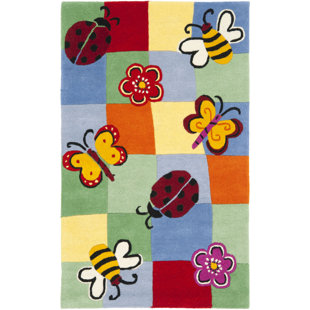 HARRIET BEE Claro Hand Tufted Indian Wool Rug