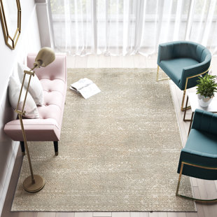 COSMOLIVING BY COSMOPOLITAN Duchess Abstract Gray/Cream Area Rug