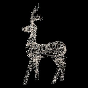 NORTHLIGHT SEASONAL LED Upright Standing Reindeer Christmas Lighting Display