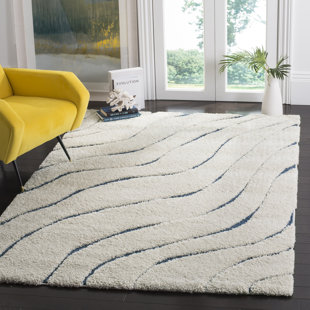 EBERN DESIGNS Hibben Hooked Cream Rug