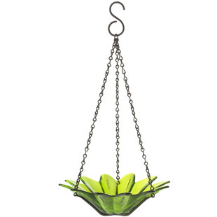 COURONNE Glass Hanging Tray Bird Feeder