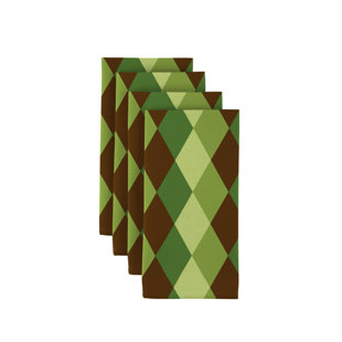 FABRIC TEXTILE PRODUCTS, INC. Plaid 18" Napkins (Set of 12)
