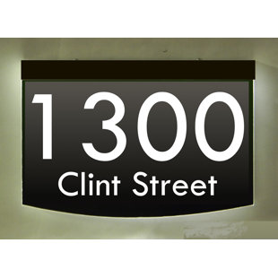 EZ STREET SIGNS Rectangle Wall Plaque