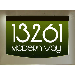 EZ STREET SIGNS Rectangle Wall Plaque