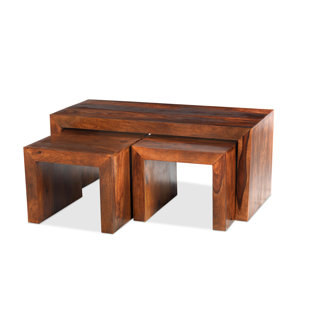 UNION RUSTIC Heritage 3 - Piece Living Room Table Set