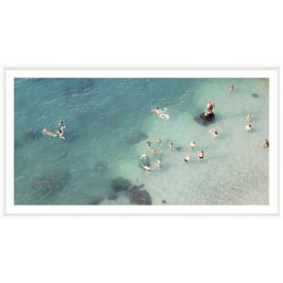 SOICHER MARIN Ocean Ocean Party On The Rocks Framed On Paper Giclee Print