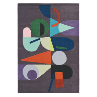 BRINK & CAMPMAN Estella Handwoven Wool Purple Rug