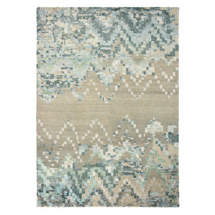 BRINK & CAMPMAN Yeti Hand Knotted Blue Rug
