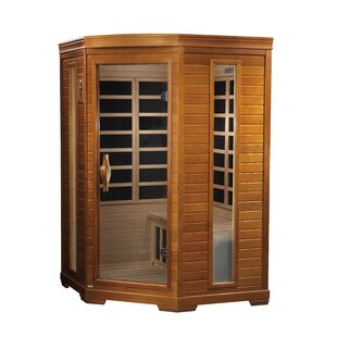 Dynamic Infrared 2 - Person Bluetooth Compatible FAR Infrared Sauna in Hemlock